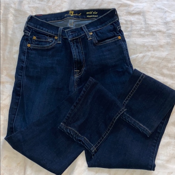 7 For All Mankind Denim - 7 for all mankind midrise Roxanne